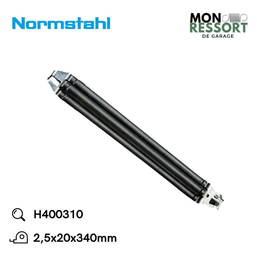 2,5x20x340 mm - Ressort quadruple OPD Normstahl H400310