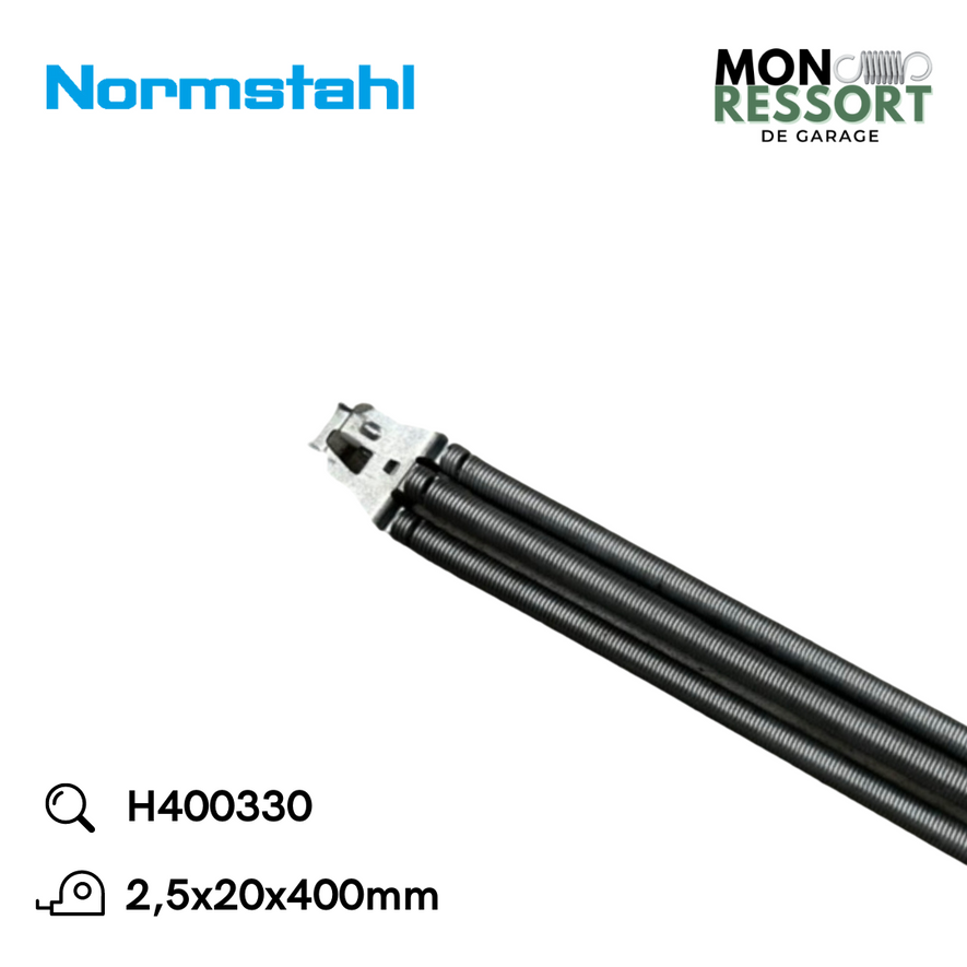 2,5x20x400 mm - Ressort quadruple OPD Normstahl H400330