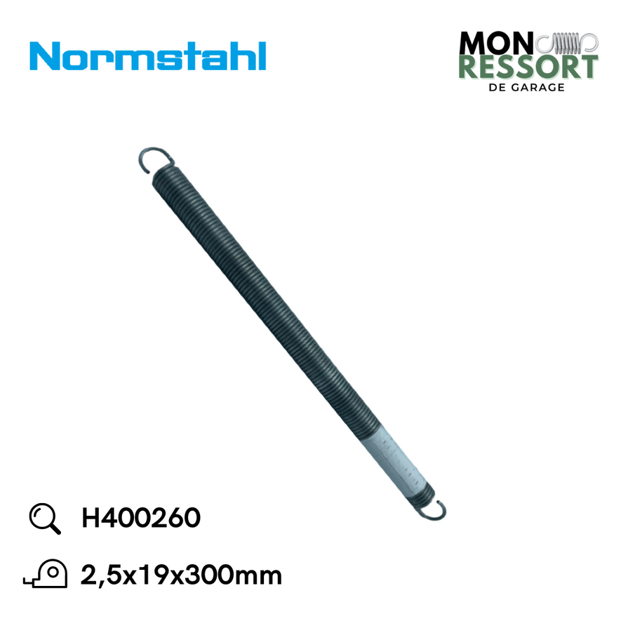 2,5x19x300 mm - Ressort de tension Normstahl H400260